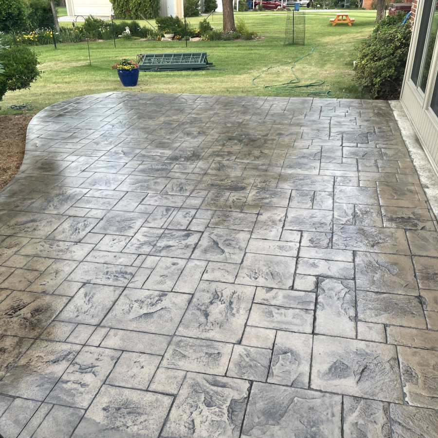 Patio Stamp finish 