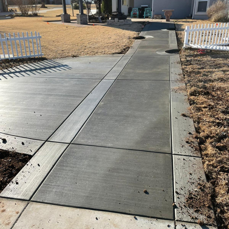 Sidewalk Broom Finish 