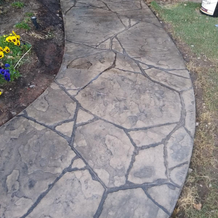 Stamp Finish Sidewalk 